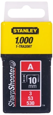 Cкоби Stanley Light Duty тип А, 10мм, 1000шт