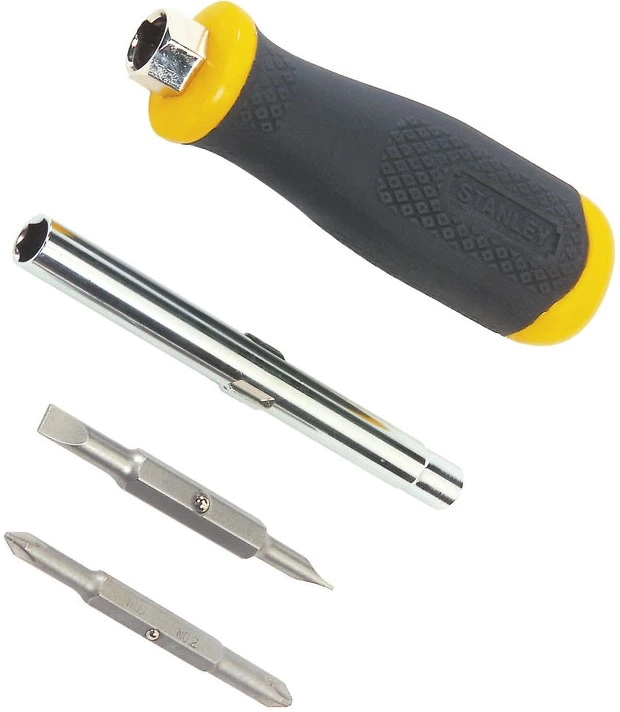 Викрутка Stanley 6 Way, з 3 двосторонніми бітами