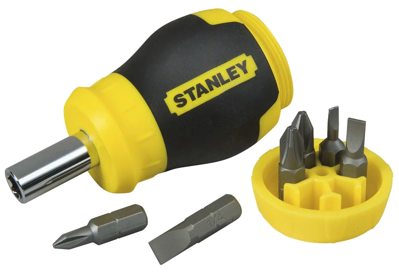 Викрутка Stanley Multibit Stubby з 6 змінними бітами