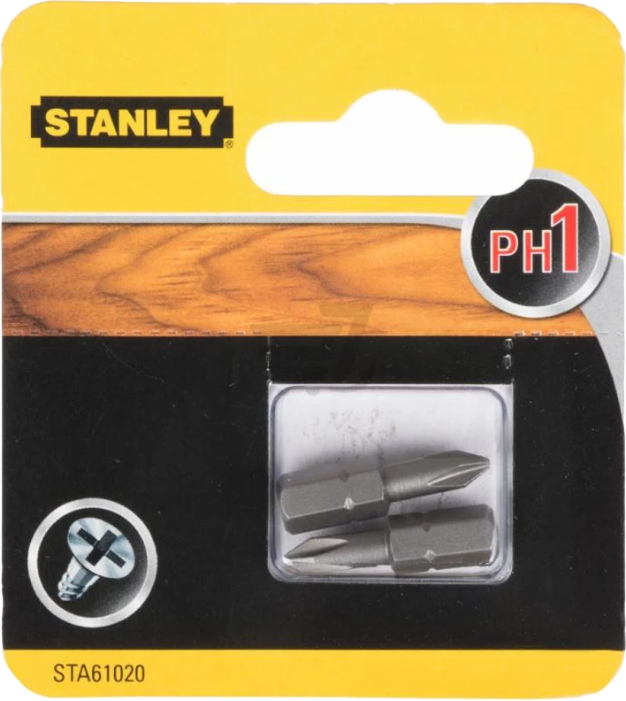 Акс.інстр Stanley Биты Ph1, 25мм, 2шт.
