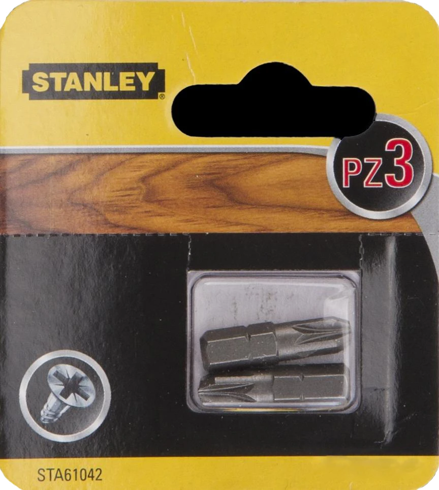 Акс.інстр Stanley Биты Pz3, 25мм, 2шт.