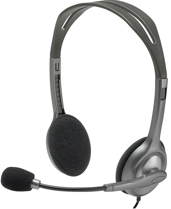 гарнітура LOGITECH Гарнитура Stereo Headset H111 (сірий)