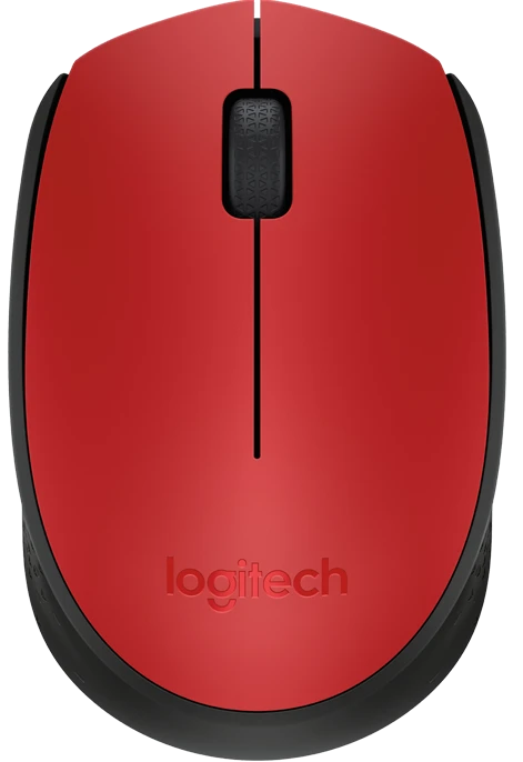 Миша LOGITECH Wireless Mouse M171 червоний