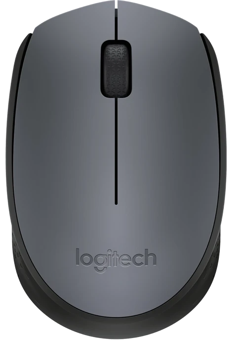 Миша LOGITECH Wireless Mouse M170 чорний з сірим