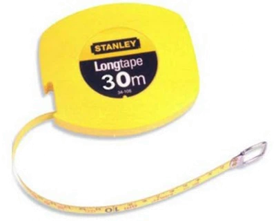 Рулетка Stanley вимірювальна, "Longtape", 30мх12, 7мм