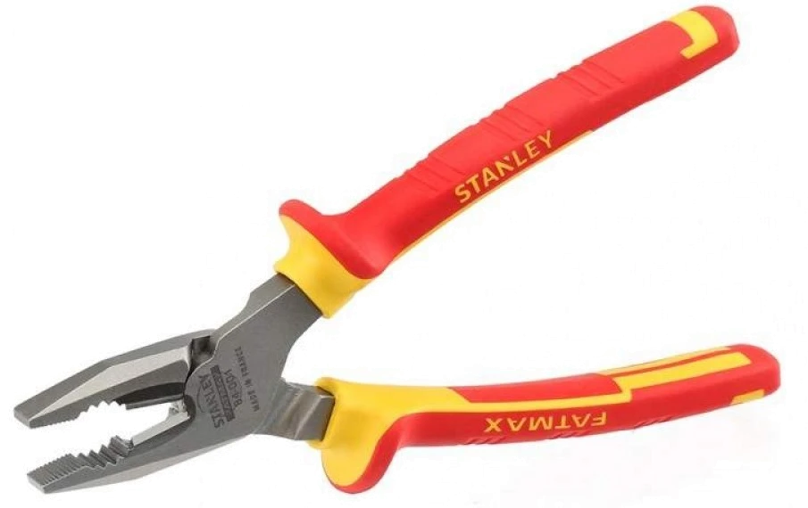 Плоскогубці Stanley "MaxSteel VDE 1000V" электрика, L=175мм.