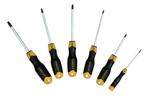 Набір Stanley викруток "CushionGrip Torx" 6шт.