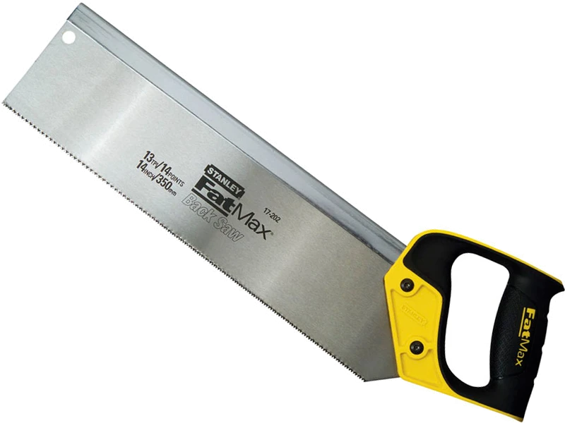 Ножівка Stanley "FatMax" з обушком, 13 зуб. на дюйм, довж. 350 мм
