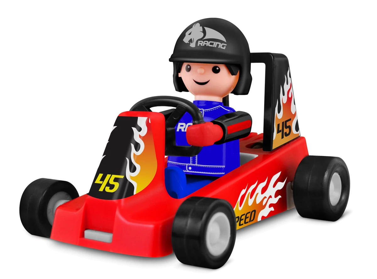 Іграшка IGRACEK Racer with kart red гоночний карт