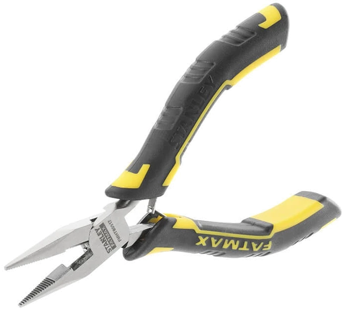 Плоскогубці Stanley "FatMax" міні, комб загостр. губками, L=125.