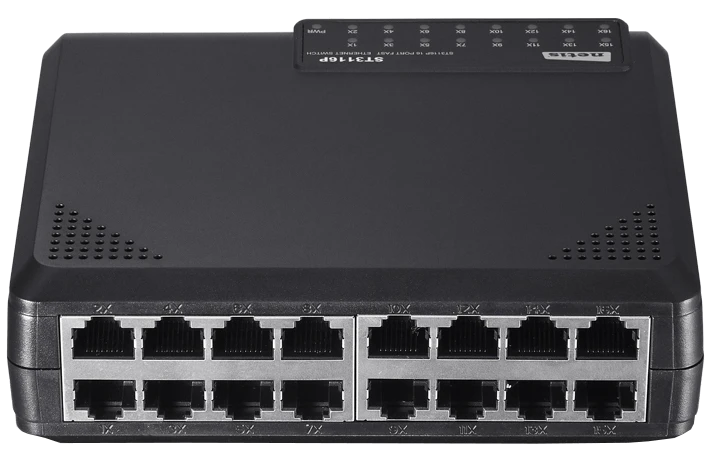 мереж.акт NETIS ST3116P 16-ти портовий 10 / 100Mbps Fast Ethernet Свіч