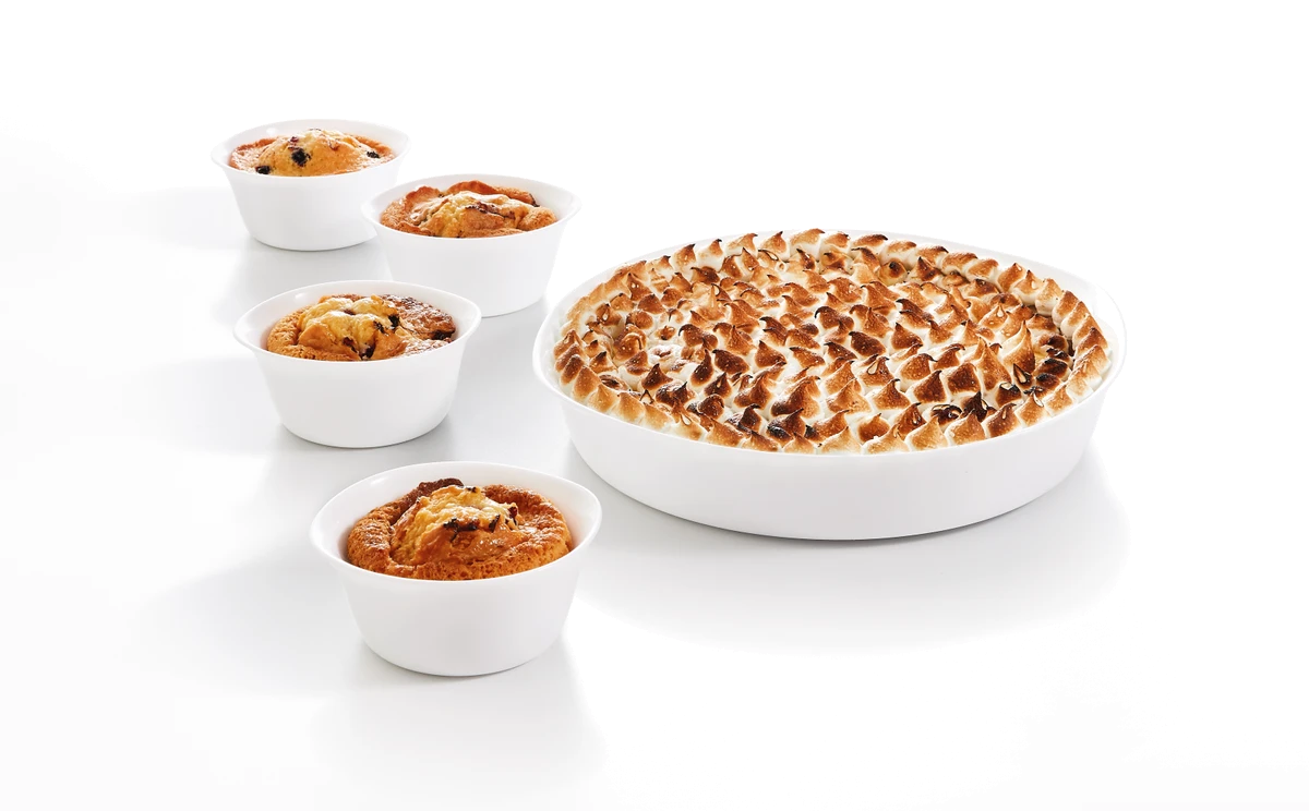 Форма с/к LUMINARC SMART CUISINE /НАБІР/д.запік/кругла/28см+11см*4 (P0888)