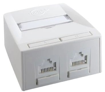 Настінний блок Synergy 2P DG + 568A / B C5E, біл, MOLEX