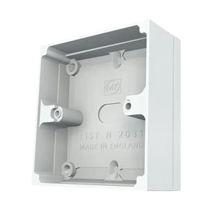 Настінна коробка типу UK 1G 28мм, Біла, MOLEX