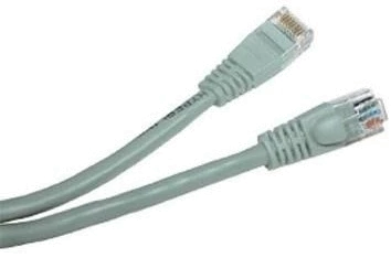 Патч-корд RJ45, 568A/B, UTP, PowerCat 6, LSZH, 0.5m, Сірий, MOLEX