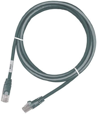 Патч-корд RJ45, 568A/B, UTP, PowerCat 6, LSZH, 3m, Сірий, MOLEX