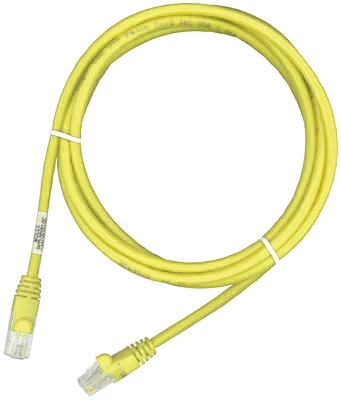 Патч-корд RJ45, 568A/B, UTP, PowerCat 5e, LSZH 3м, Жовтий, MOLEX