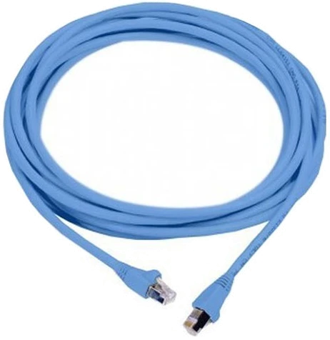 Патч-корд RJ45, 568A/B, UTP, PowerCat 5e, LSZH 5м, Блакитний, MOLEX