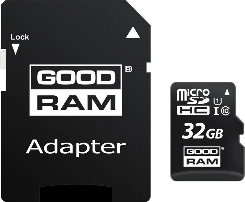 Картка пам'ятi GOODRAM microSDHC 32GB Class 10 UHS I + ad