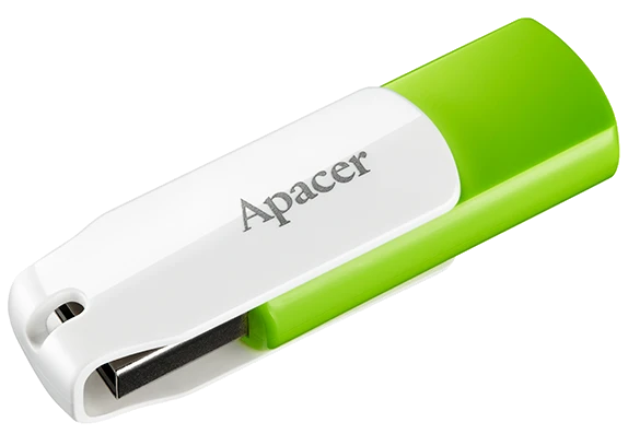 флеш-драйв APACER AH335 64GB Зелений/Білий