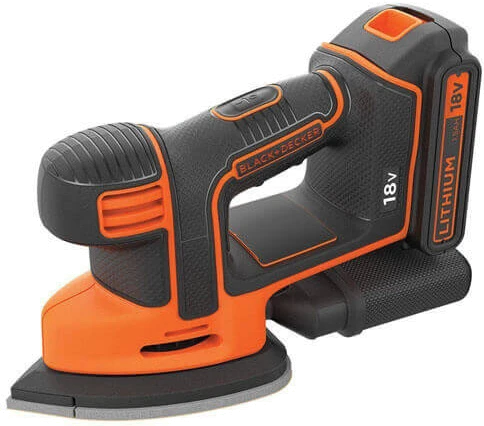 Шліф.маш. BLACK&DECKER BDCDS18 вібраційна, 18 В, 110 мм