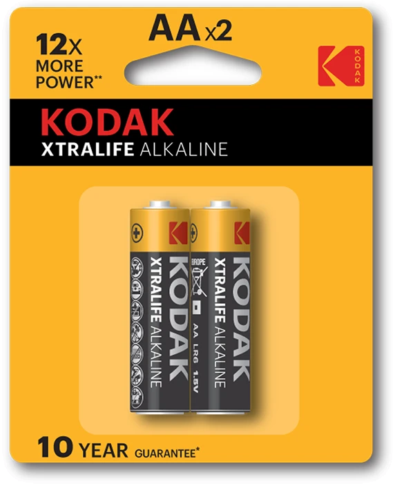 Батарейка KODAK XTRALIFE LR06 1x2 шт. блістер