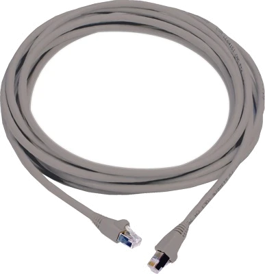 Патч-корд RJ45, 568A/B, FTP, PowerCat 6, LSZH, 1 м, Сірий, MOLEX