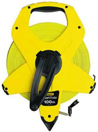 Вимір. пристрій Stanley рулетка "PowerWinder Fiberglass", 100мx12.7мм