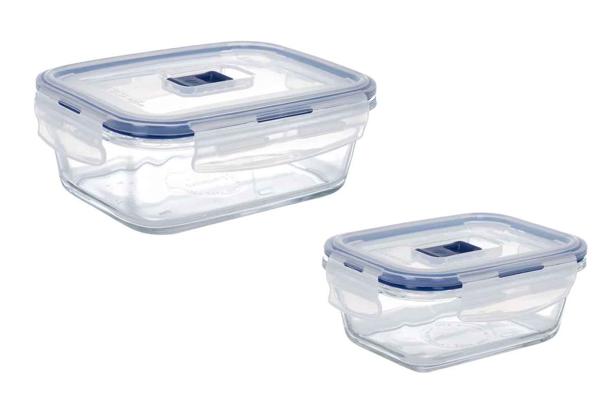 контейнер LUMINARC PURE BOX ACTIVE /НАБІР/прямокут./380 мл.820 мл. (P7644)