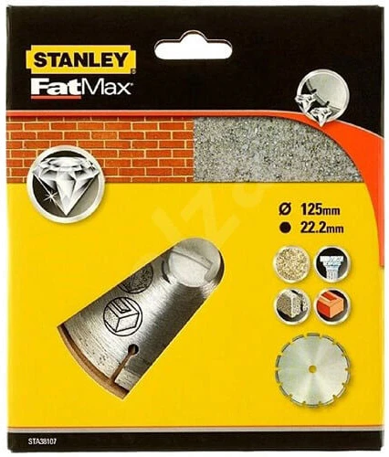 Акс.інстр Stanley диск алмазний, d=125 мм, сегментний