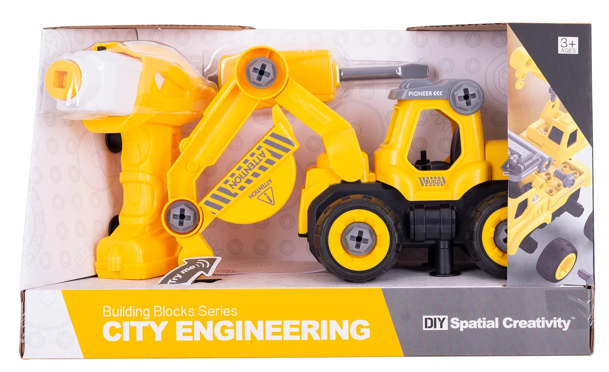 Конструктор DIY Spatial Creativity - Екскаватор ел.двиг. LM8011-DZ-1