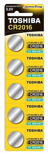 Батарейка TOSHIBA CR2016 BP 1X5