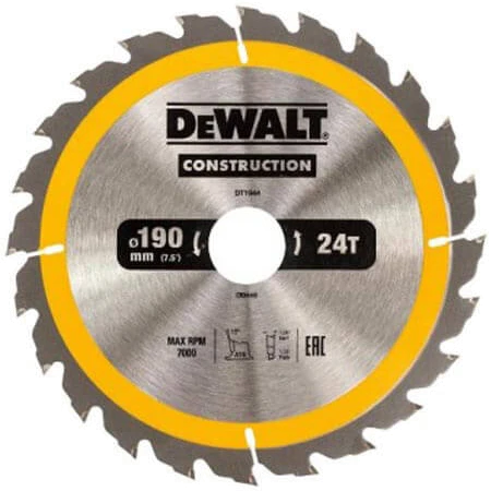 Акс.інстр DeWALT Диск пильний, 190х30мм, 40 зубів