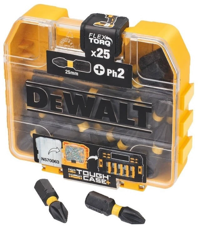 Акс.інстр DeWALT Набір біт FlexTorq, Ph2, L=25мм, 25шт