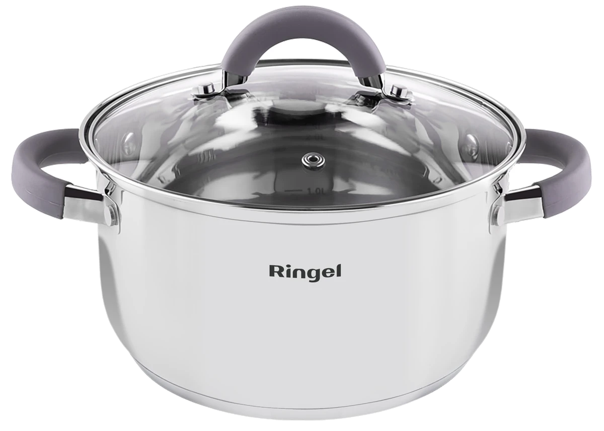 Каструля RINGEL Meyer 20 см (3.2 л) з кришкою (RG-2008-20)