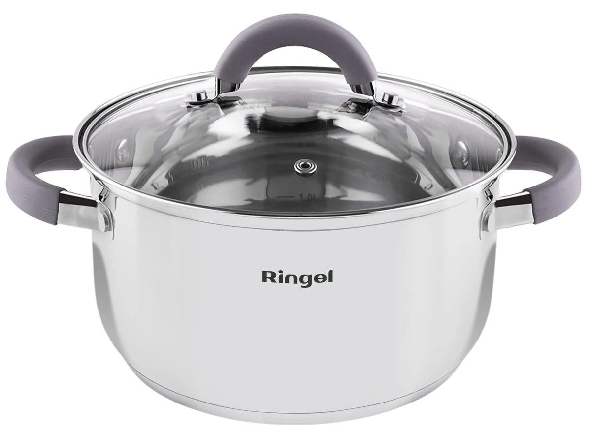 Каструля RINGEL Meyer 16 см (1.6 л) з кришкою (RG-2008-16)