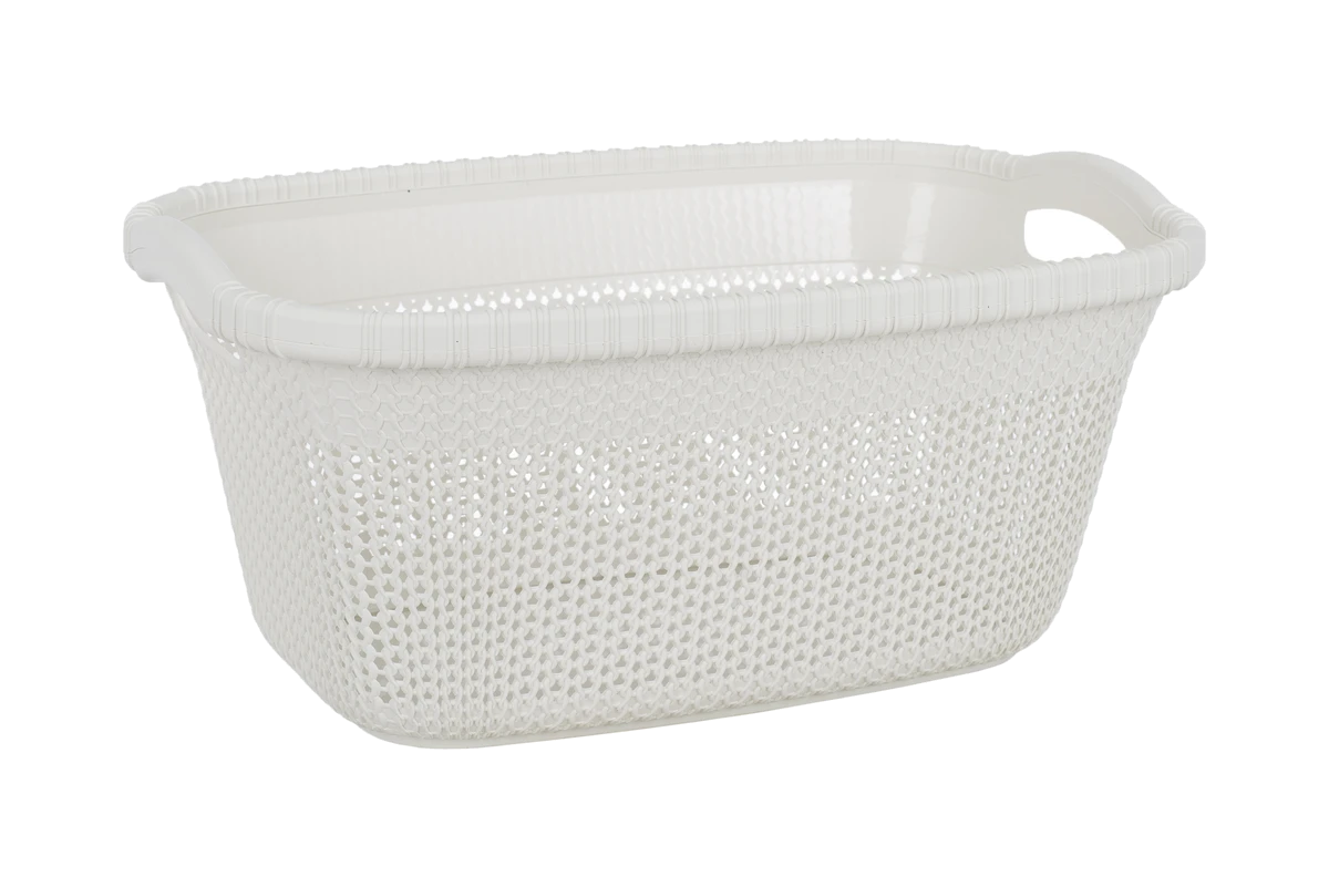 Корзина д/білизни VIOLET HOUSE 1013 Виолетта WHITE 40 л (1013 Виолетта W 40 л)