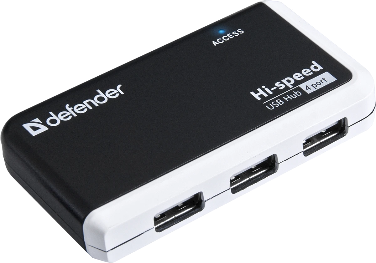 Комп.Аксесуари DEFENDER Хаб 4xUSB 2.0 QUADRO INFIX
