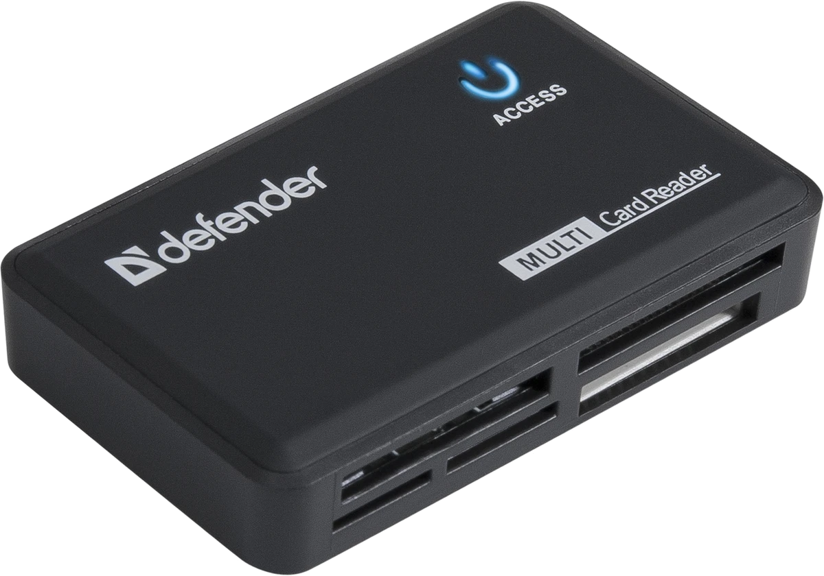 Комп.Аксесуари DEFENDER Card reader OPTIMUS USB 2.0 чорний