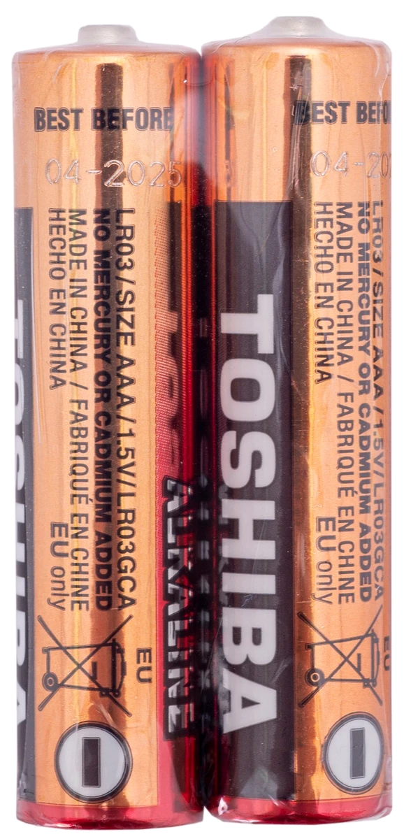 Батарейка TOSHIBA LR03 Economy Alkaline SP 1X2