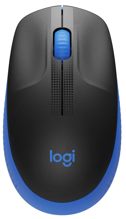 Миша LOGITECH M190 Full-size wireless mouse Блакитний