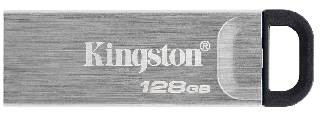 флеш-драйв KINGSTON DT Kyson 128GB USB 3.2 Silver/Black