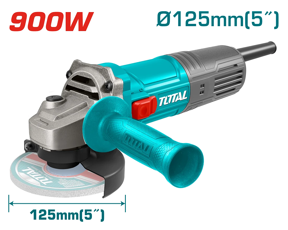 КШМ TOTAL TG10912556 вуглова, 900Вт, 125мм, 12000об/хв.
