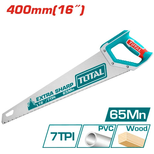 Ножівка TOTAL THT55400 7 зубів на дюйм, довжина 400 мм.