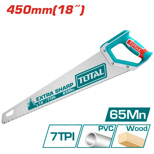 Ножівка TOTAL THT55450 7 зубів на дюйм, довжина 450мм.