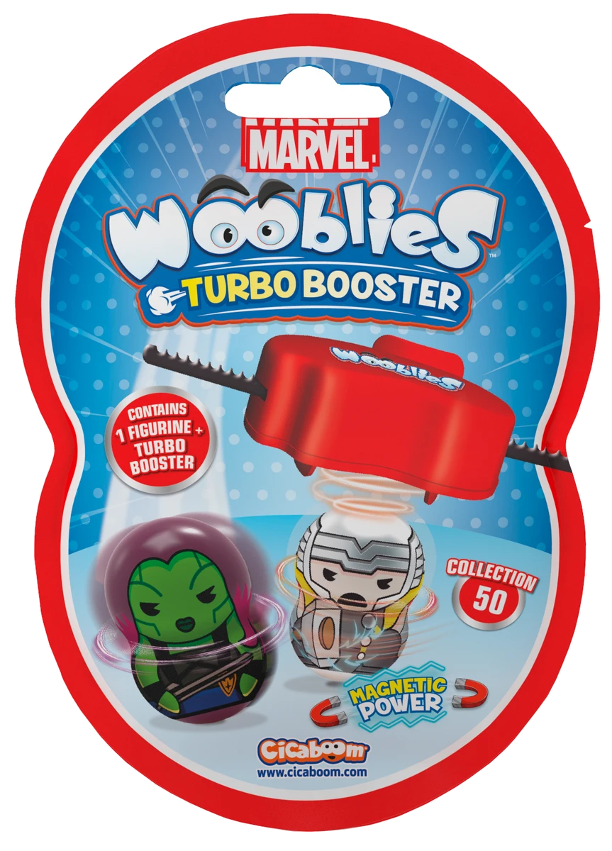 Ігровий набір Marvel Wooblies Магнітна фігурка з пусковим пристроєм в пакеті
