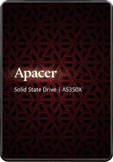 SSD внутрішні APACER AS350X 1TB SATAIII 3D NAND (AP1TBAS350XR-1) комп'ютерний запам'ятовувальний пристрій