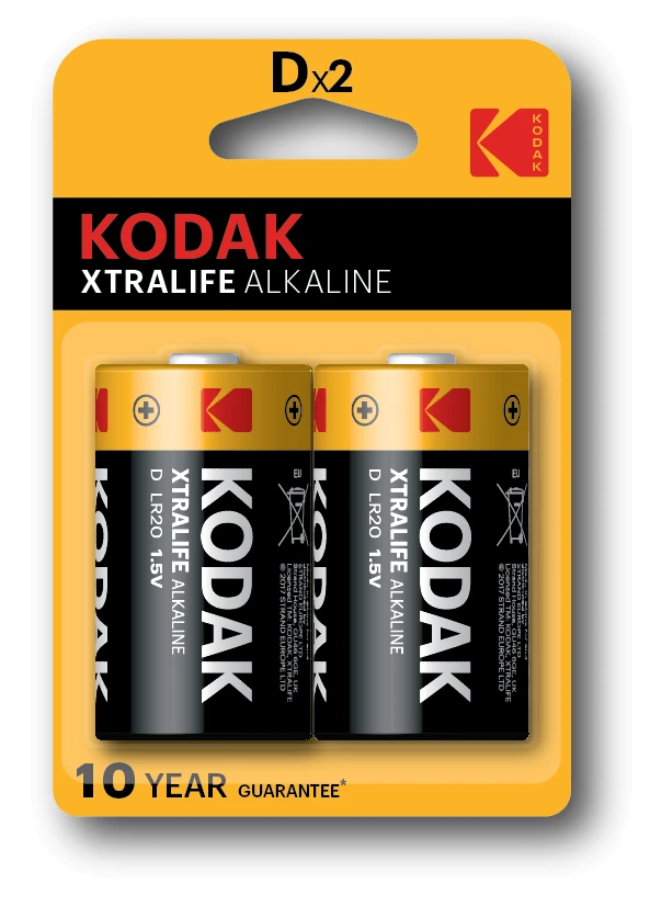 Батарейка KODAK XtraLife LR20 1x2 шт. блістер