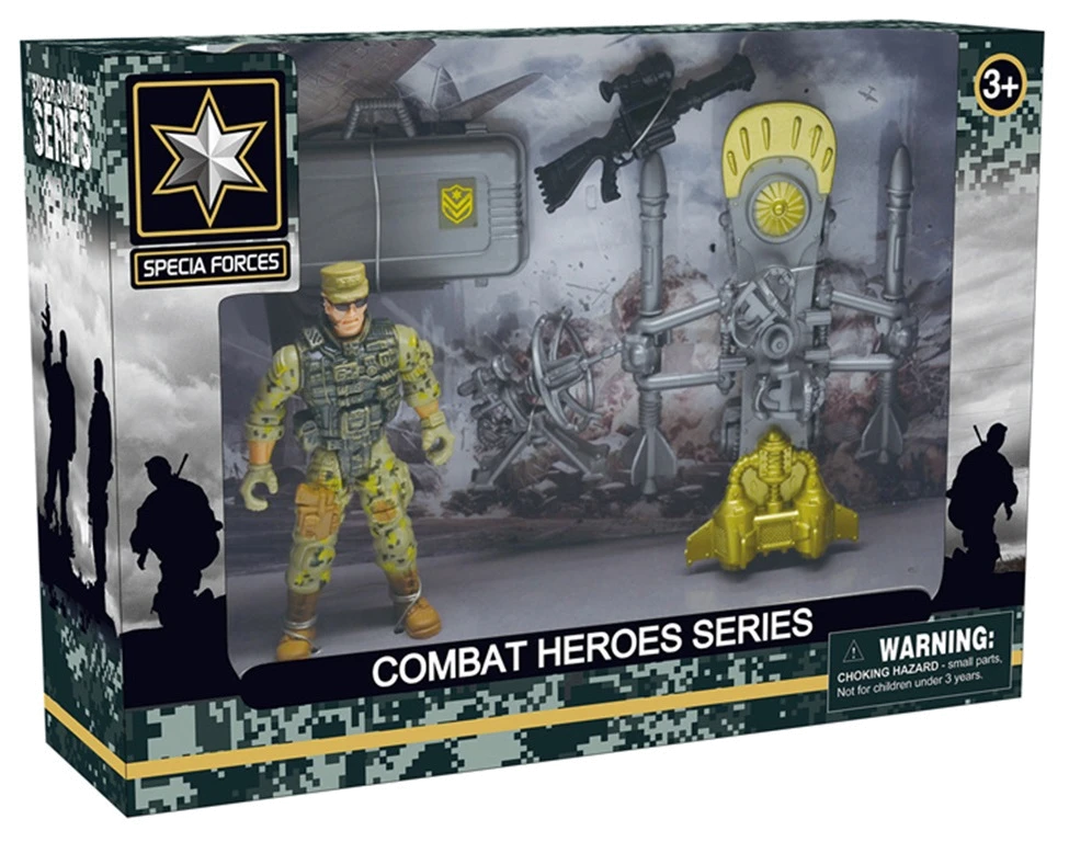 Іграшковий набір DIY TOYS Фігурка військового з обладнанням (CJ-2175184)