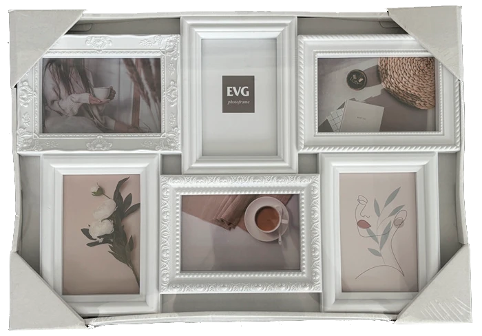 Рамка EVG INNO ZB-6-3753 WHITE COLLAGE 6